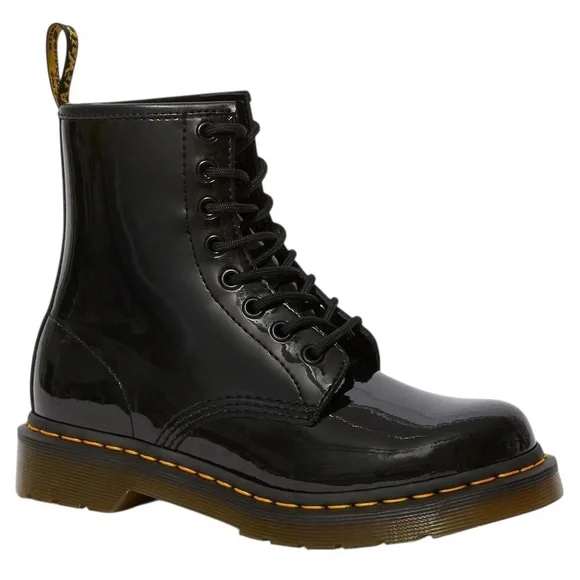 Dr.Martens/1460 Patent Lamper Lace up Boots/Womens/Size: 6 - Picture 9 of 16